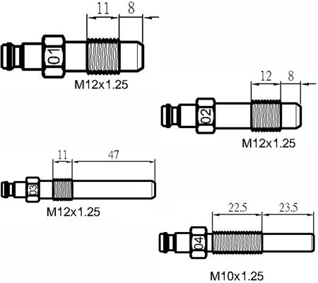 COMPRESSION TESTER FOR PETROL AND DIESEL ENGINES (8400)