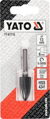 ARC WITH ROUND HEAD ROTARY FILE HSS (YT-61716)