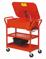 SMALL PARTS WASHER | WHEELS, SHELVES | REMOVABLE TOP | 20 GALLON / 90 L (RPW-20G)