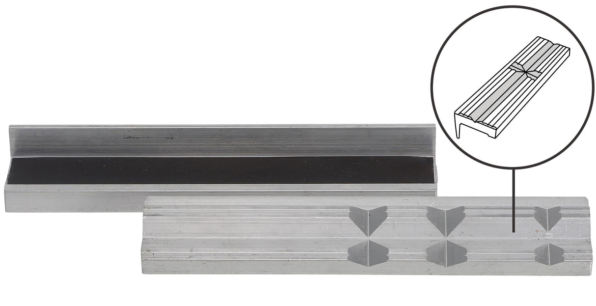 BENCH VICE JAW PROTECTORS | ALUMINIUM | 150 MM | 2 PCS. (9285)