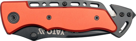 FOLDING KNIFE W. BLACK BLADE (YT-76052)