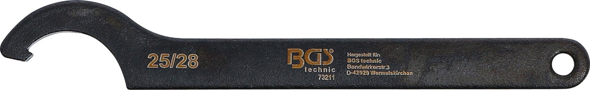 HOOK WRENCH WITH NOSE | 25 - 28 MM (73211)