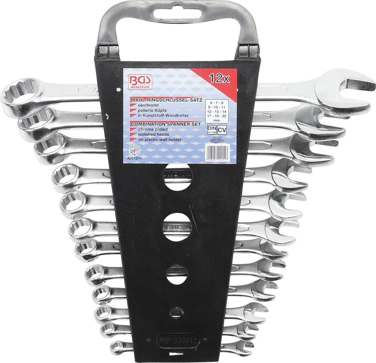 COMBINATION SPANNER SET | 6 - 22 MM | 12 PCS. (1211)