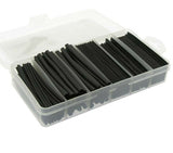 HEAT SHRINK TUBING ASSORTMENT | BLACK | 196 PCS. (SK01145)