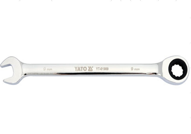 COMBINATION RATCHET WRENCH, 9MM (YT-01909)