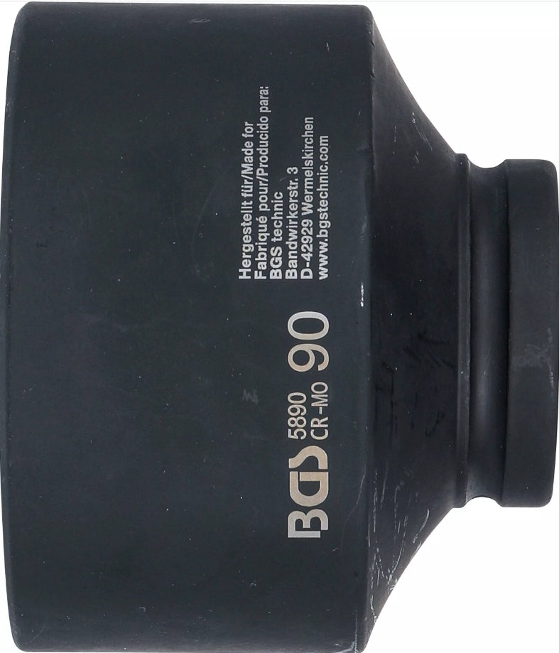 IMPACT SOCKET, HEXAGON | 25 MM (1") DRIVE | 90 MM (5890)