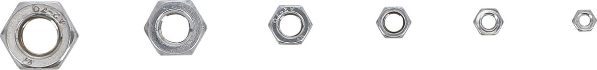 HEXAGON NUT ASSORTMENT | STAINLESS STEEL | 300 PCS. (74249)