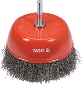 CUP BRUSH 100MM INOX FOR DRILL (YT-47511)
