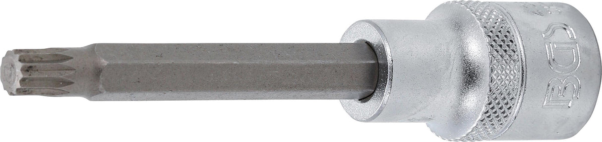 BIT SOCKET | LENGTH 100 MM | 12.5 MM (1/2") DRIVE | SPLINE (FOR XZN) | M8 (4361)