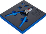 CIRCLIP PLIERS | FOR EXTERNAL/INTERNAL CIRCLIPS | EXCHANGEABLE TIPS | 180 MM (8831-1)