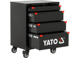 WORKSHOP CABINET ON WHEELS | WITH 4 DRAWERS | 63.5 X 45.7 X 84.0 CM (YT-08963)