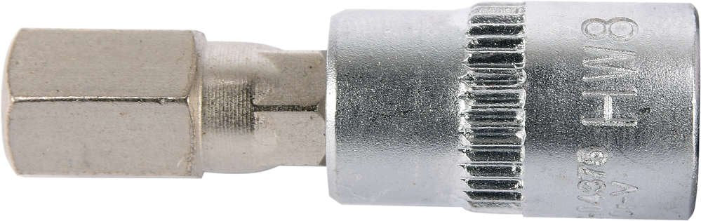 SOCKET BIT HEX 1/4" 8MM L37MM (YT-04375)