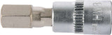 SOCKET BIT HEX 1/4" 8MM L37MM (YT-04375)