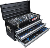 METAL WORKSHOP TOOL CASE | 3 DRAWERS | WITH 143 TOOLS (3318)
