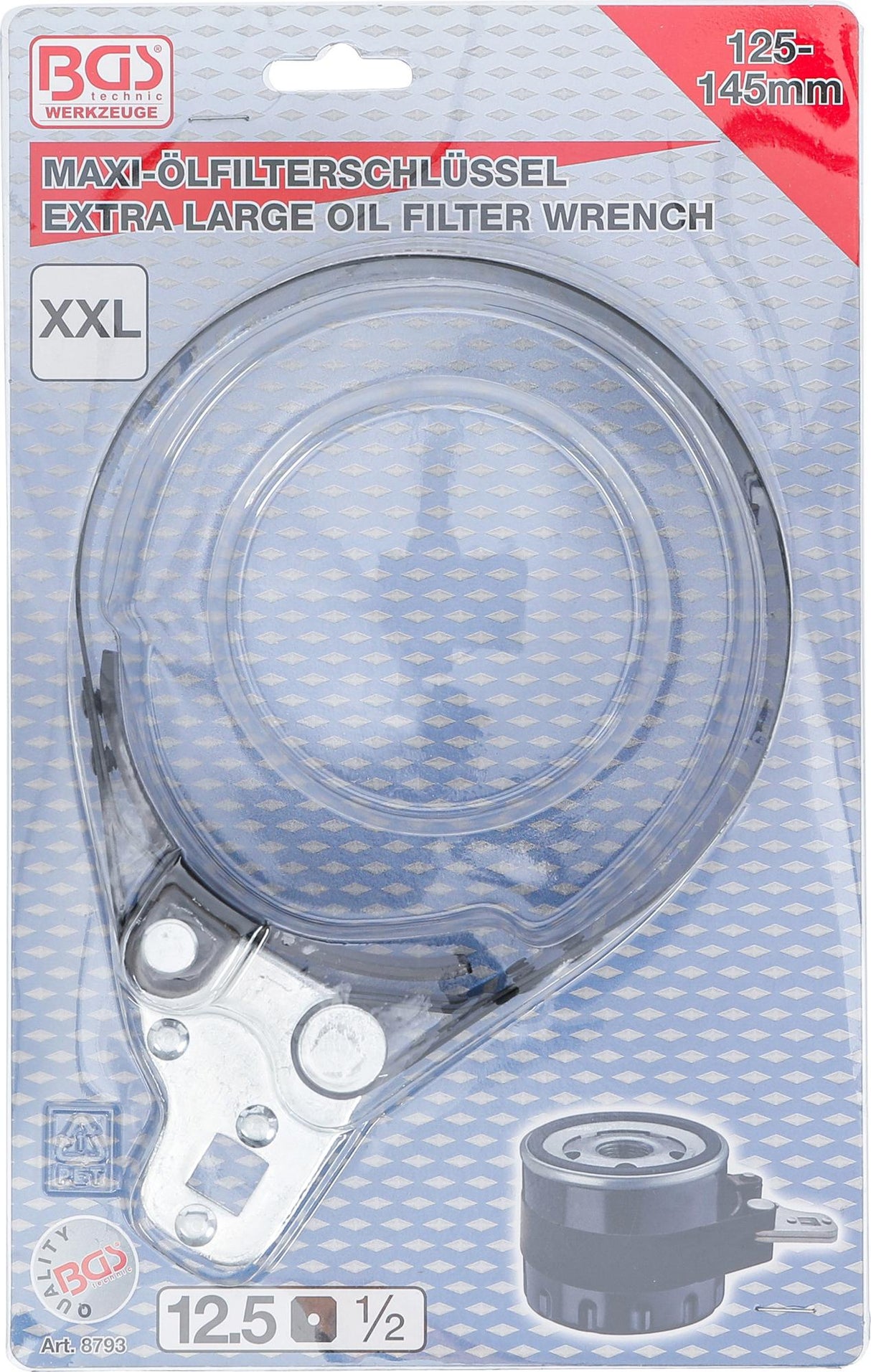 OIL FILTER STRAP WRENCH XL | Ø 125 - 145 MM (8793)