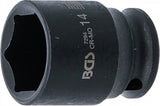 IMPACT SOCKET, HEXAGON | 6.3 MM (1/4") DRIVE | 14 MM (7294)