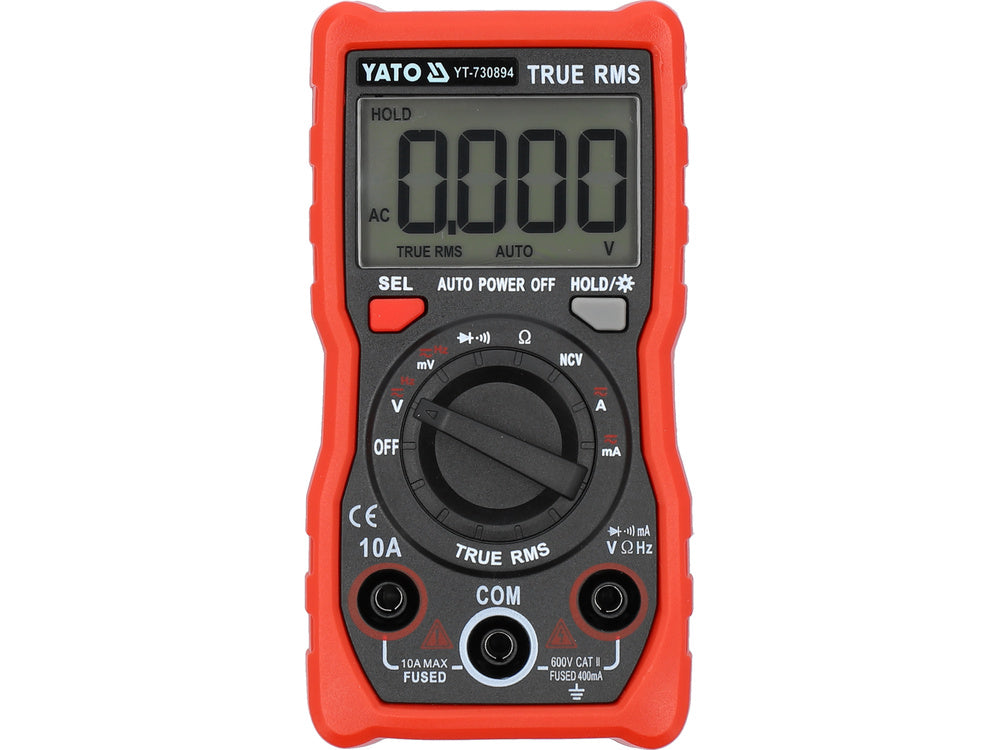 DIGITAL MULTIMETER TRUE RMS LCD 4000 (YT-730894)