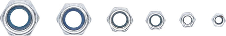 NUT ASSORTMENT | SELF-LOCKING | METRIC | M4 - M12 | 53 PCS. (88144)