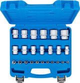SOCKET SET, HEXAGON | 6.3 MM (1/4") / 12.5 MM (1/2") DRIVE | INCH SIZES | 24 PCS. (2246)