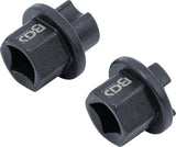 OIL DRAIN PLUG WRENCH SET | FOR DAF, MAN, VOLVO, SCANIA, NEOPLAN | 2 PCS. (70984)