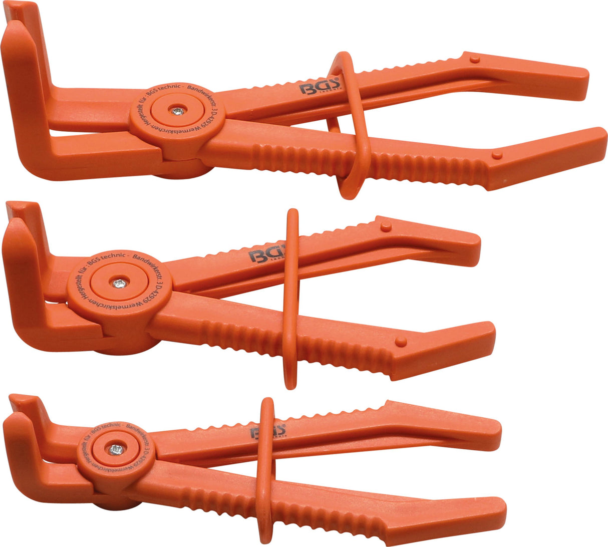 HOSE CLAMP PLIERS SET | 90° ANGLED | 155-220 MM | 3 PCS. (8764)