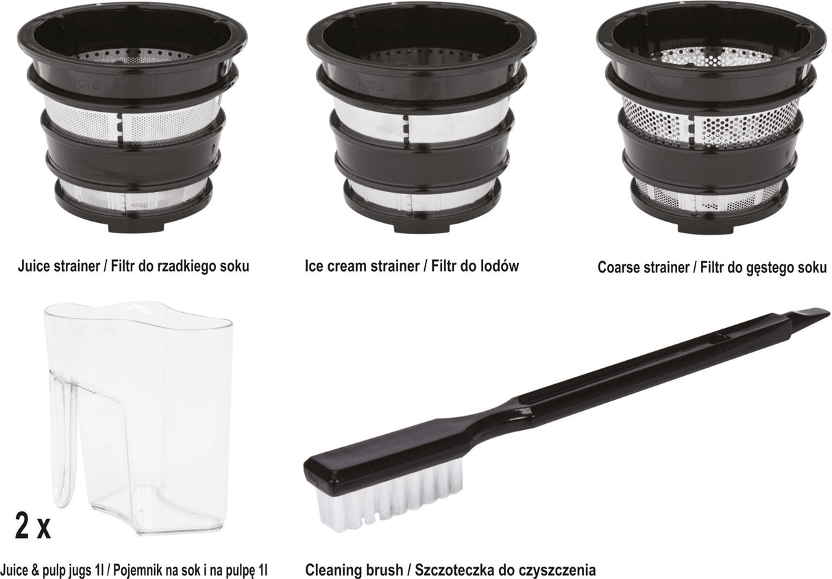 SLOW JUICER 150W BLACK (67841)