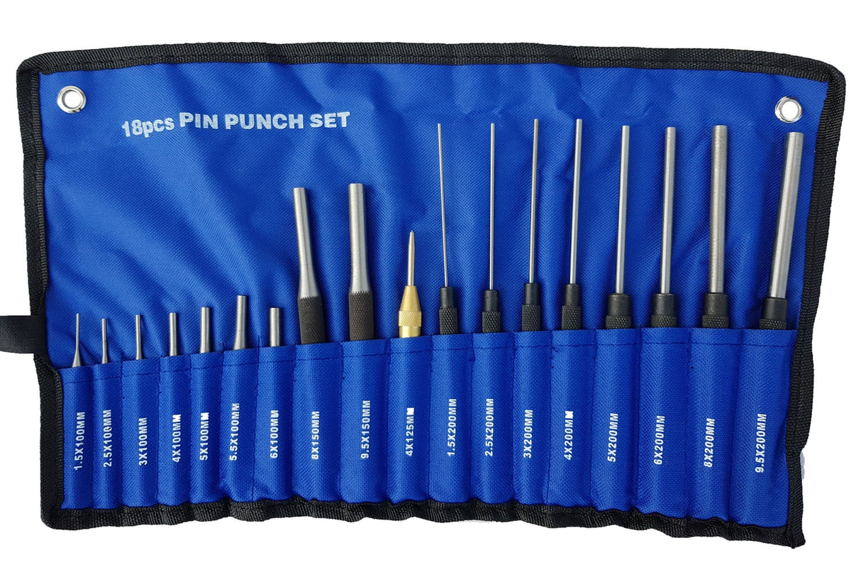 CHISEL/PIN PUNCH/MARKER SET | CR-V | 18 PCS. (UTC-800026)