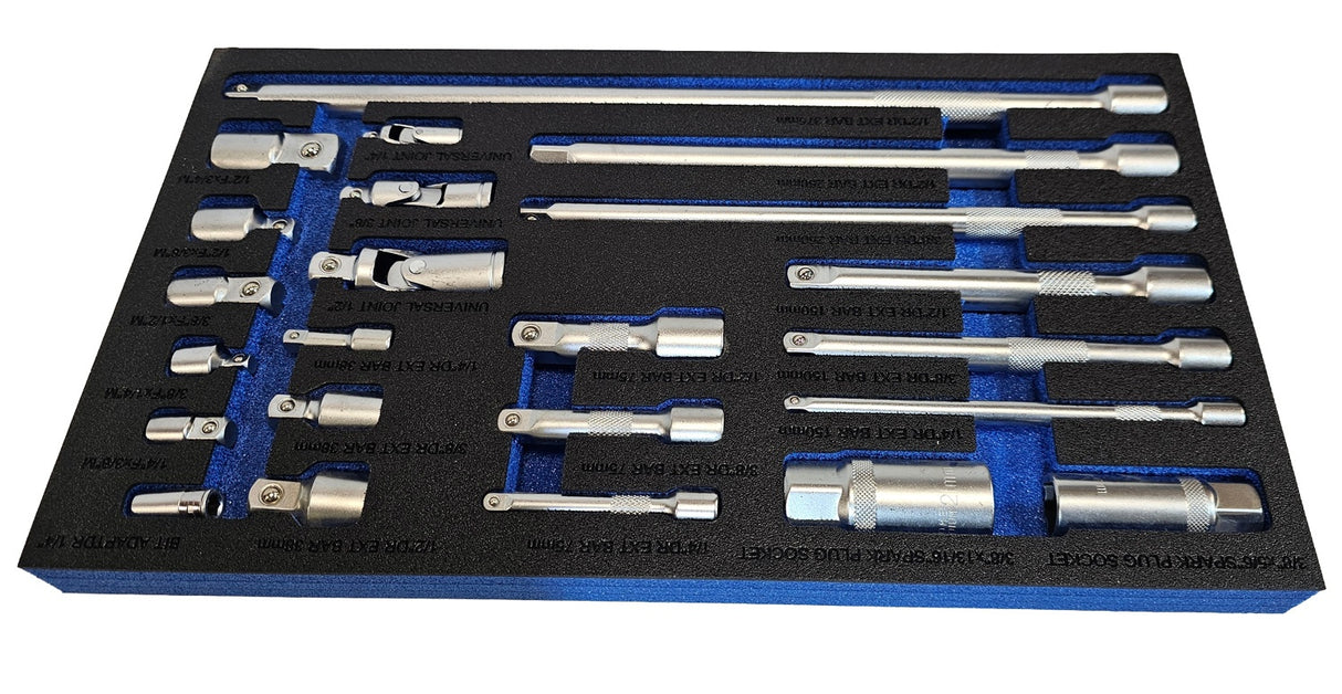 ADAPTER, UNIVERSAL JOINT, EXTENSION BAR SET | 23 PCS. (SK023)