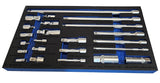 ADAPTER, UNIVERSAL JOINT, EXTENSION BAR SET | 23 PCS. (SK023)