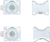 SWIVEL AND FIXED CASTORS SET | 40 MM | 4 PCS. (80330B)