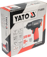 TWIN HAMMER IMPACT WRENCH MINI 1/2 570NM (YT-09505)