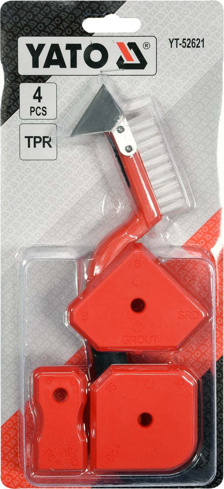 4 PCS CAULKING TOOL SET (YT-52621)