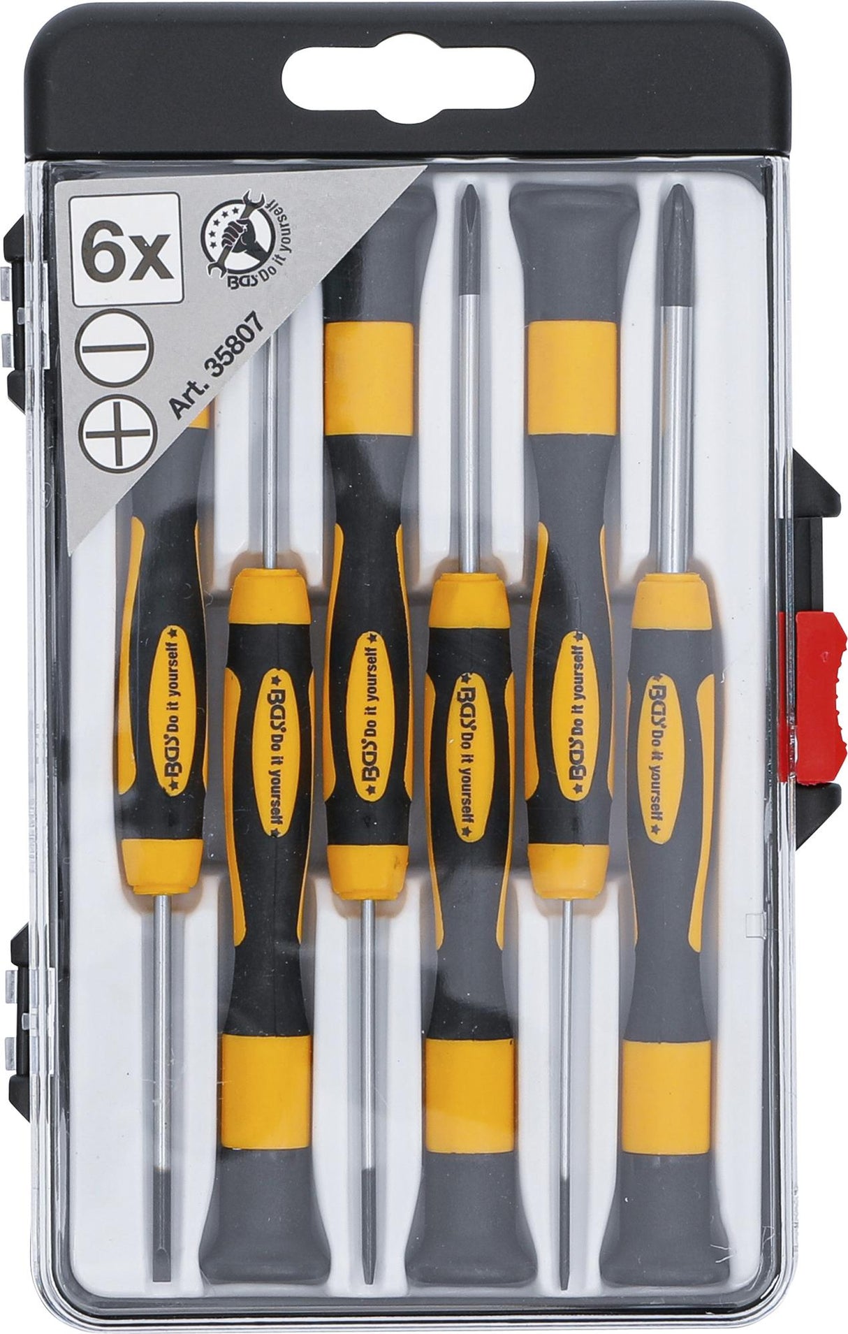 PRECISION SCREWDRIVER SET | 6 PCS. (35807)