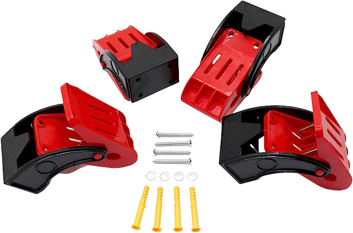 CLAMP SET | HEAVY DUTY ABS+STAINLESS STEEL | 4 PCS. (MC4S)