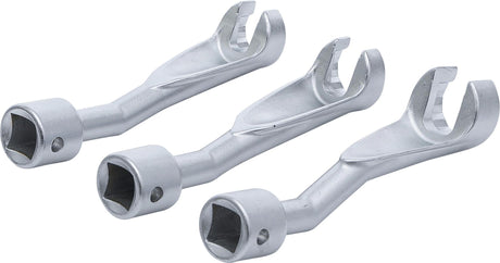 PIPE WRENCH SET, OPEN | 12.5 MM (1/2") DRIVE | 14 - 17 - 19 MM (8450)