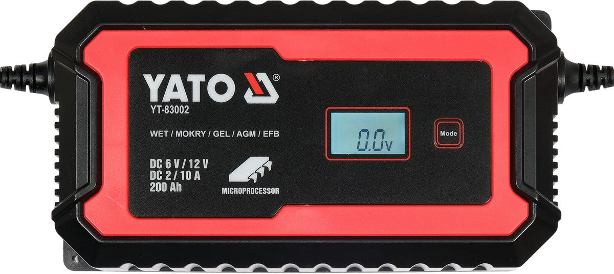 ELECTRONIC BATTERY CHARGER 6V/2A, 12V/10 (YT-83002)