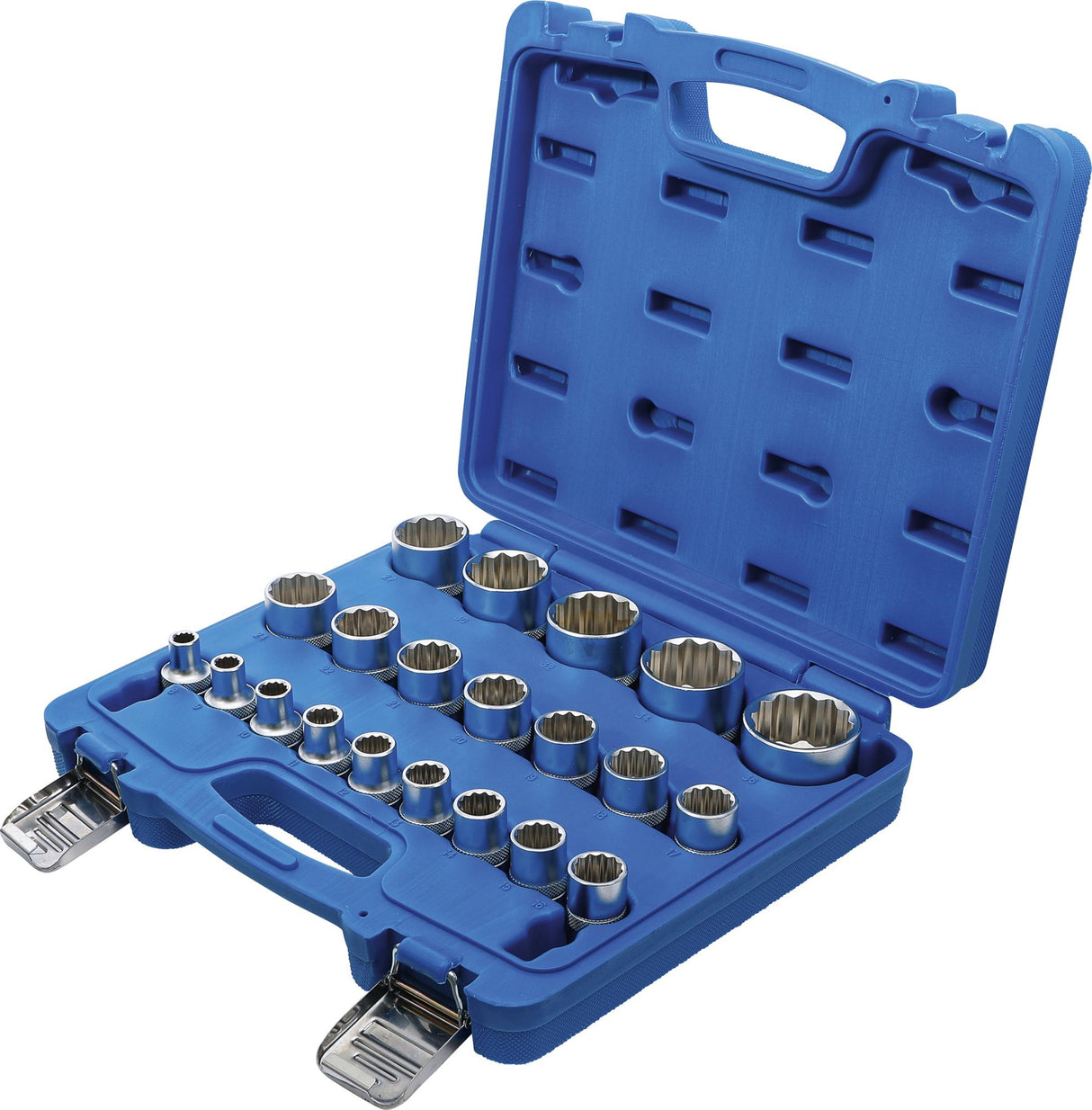 SOCKET SET, 12-POINT | 12.5 MM (1/2") DRIVE | 8 - 36 MM | 21 PCS. (2267)
