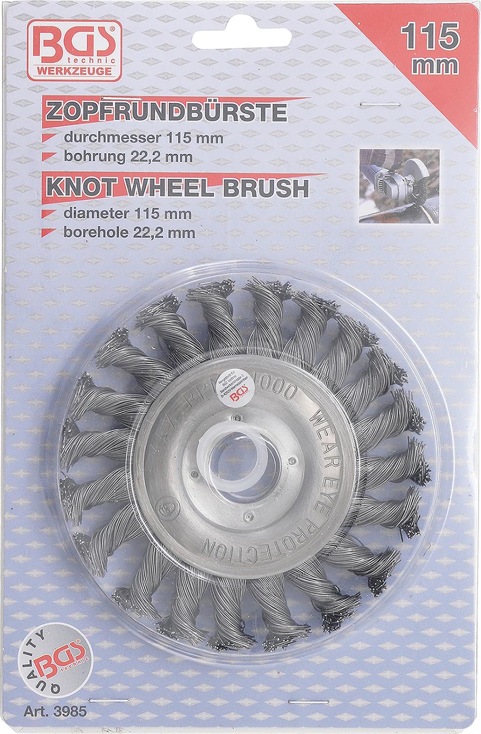 DISC BRUSH / KNOTTED ROUND BRUSH | Ø 115 MM (3985)