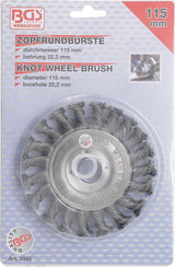 DISC BRUSH / KNOTTED ROUND BRUSH | Ø 115 MM (3985)