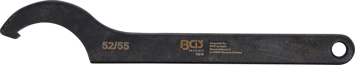 HOOK WRENCH WITH NOSE | 52 - 55 MM (73216)