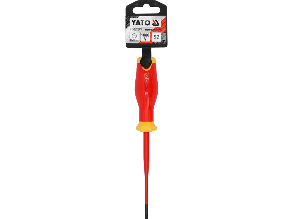 EXTRA SLIM INSUL. SCREWDRIVER 4.0X100MM (YT-282643)