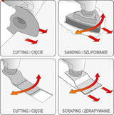 OSCILATING  MULTITOOL 18V - BODY (YT-82819)