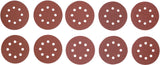SANDING PADS FOR ECCENTRIC SANDERS | Ø 125 MM | K 40 - 180 | 25 PCS. (80817)