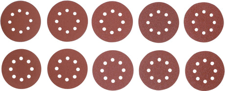 SANDING PADS FOR ECCENTRIC SANDERS | Ø 125 MM | K 40 - 180 | 25 PCS. (80817)