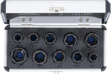 TWIST SOCKET SET (SPIRAL PROFILE) / SCREW EXTRACTOR | 10 MM (3/8") DRIVE | TWIST TYPE 9-19 MM | 10 PCS. (20210)