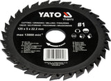 DISC/CUTTER FOR WOOD 125 MM, NO1 (YT-59172)