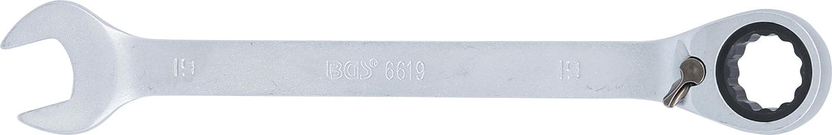 RATCHET COMBINATION WRENCH | REVERSIBLE | 19 MM (6619)