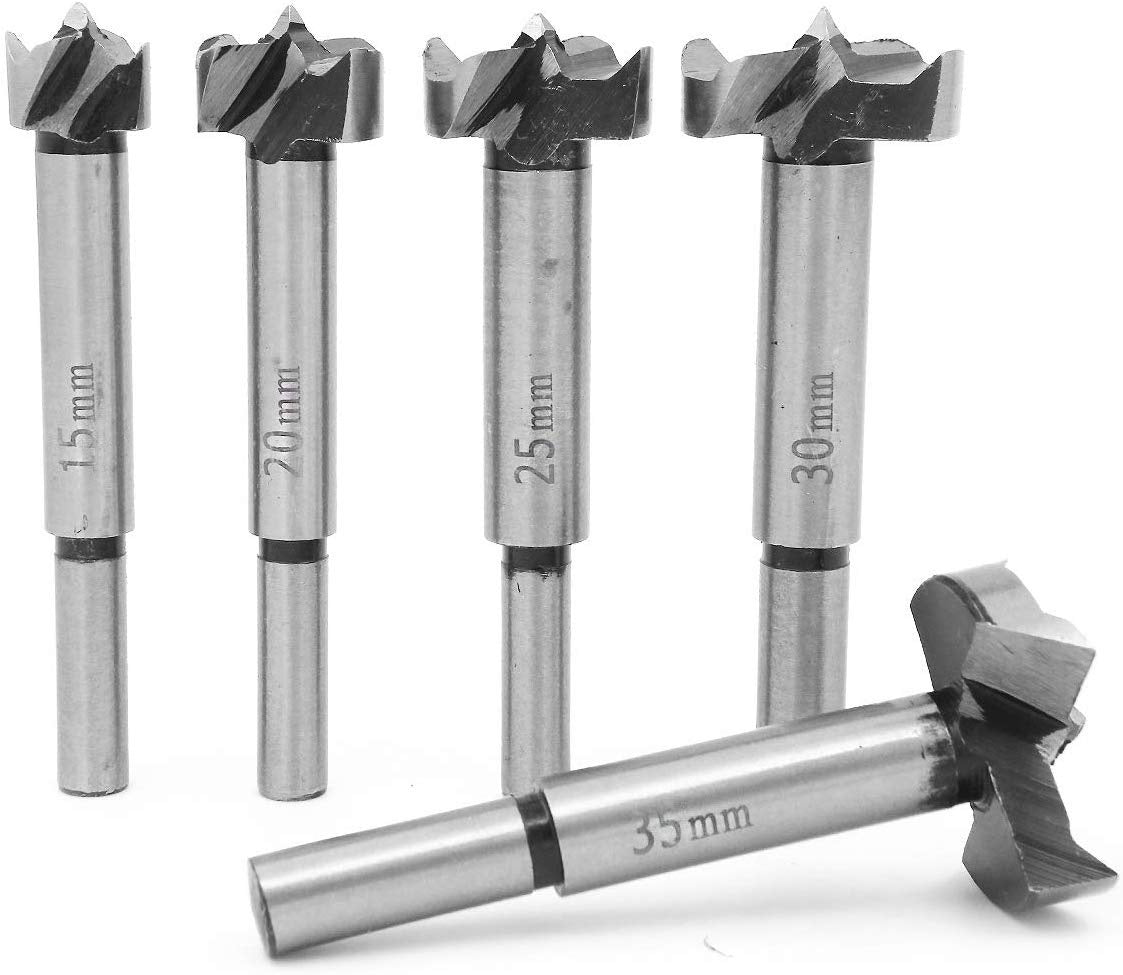WOOD ROUTER BIT SET | 15-35 MM | 5 PCS. (SK1630)
