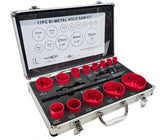 BI-METAL HOLE SAW SET | HSS | 19-76 MM | 17 PCS. (3381E)