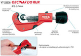 PIPE CUTTER 3-32MM (YT-22338)